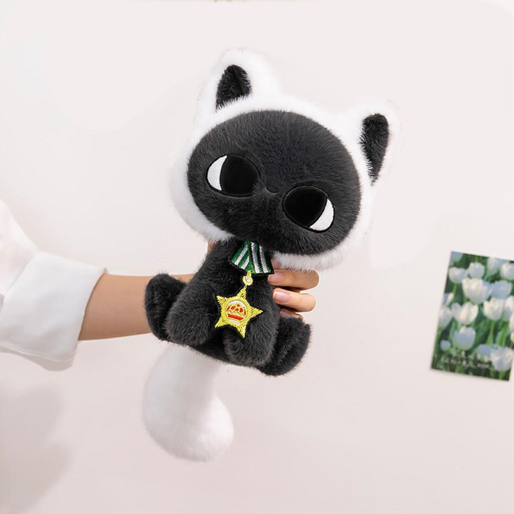 Star Moon Medal Cat Plush Toy Doll Cartoon Cat Doll