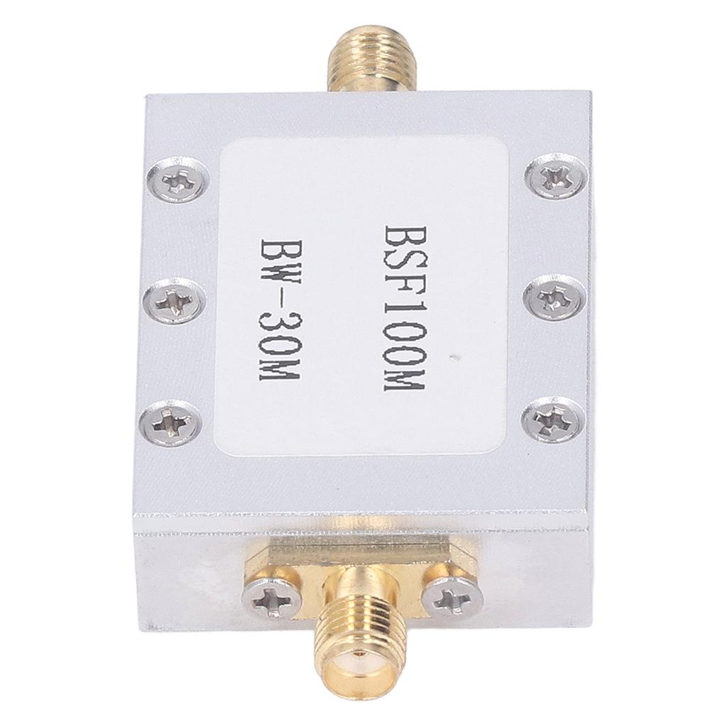 Band Stop Filter 88?108M Anti FM Interference CNC Aluminum Alloy Shell Passive Notch Filter