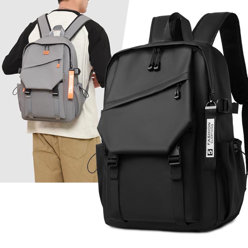 Newest Backpack with USB Men's Fashion Backpack Men's Business Computer Bag Large Capacity Travel Bag College Schoolbag