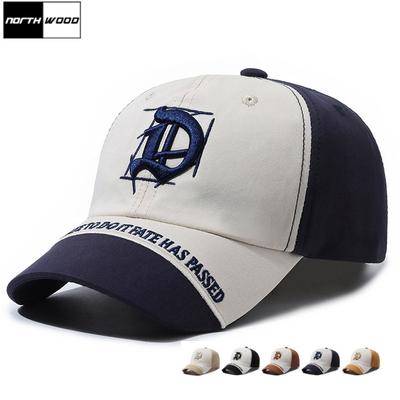 Northwood D Letters Kids Baseball Caps for Boys Girls Sun Hat Letter Hard Top Children's Sunshade Sunscreen Hip Hop Cap