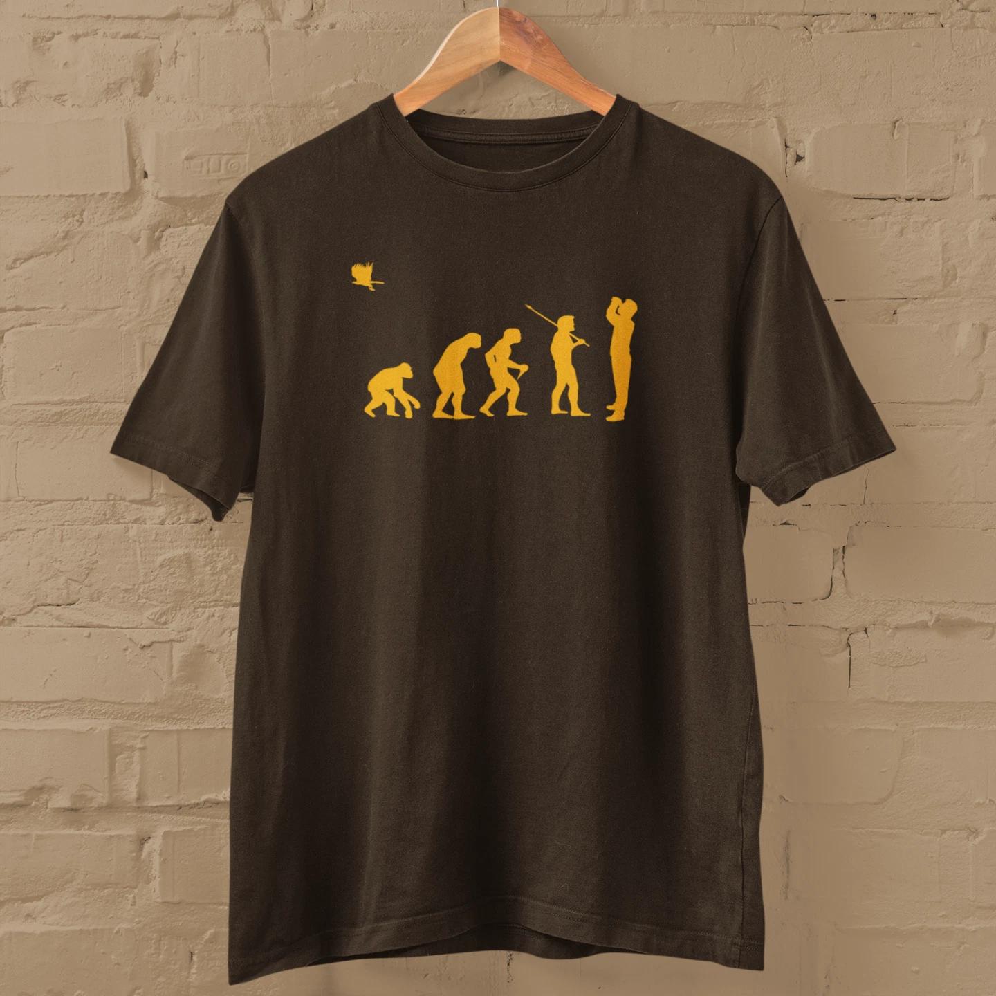 EVOLUTION OF TWITCHER - T-Shirt (Wildlife Nature Birds Watching Bird Watch Spot) M