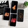 QE23 Racer Number Phone Case for Motorola Moto G10 G20 G30 G31 G32 G34 G35 G41 G42 G50 G51 G52 G55 G60 G60S G62 G71 G72 G75