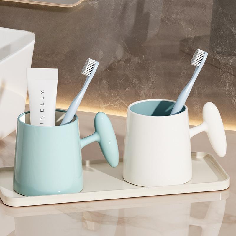 Premium Sense Creative Brushing Cup Household Couple Pp Plastic Mouthwash Cup Tooth Cup Simple