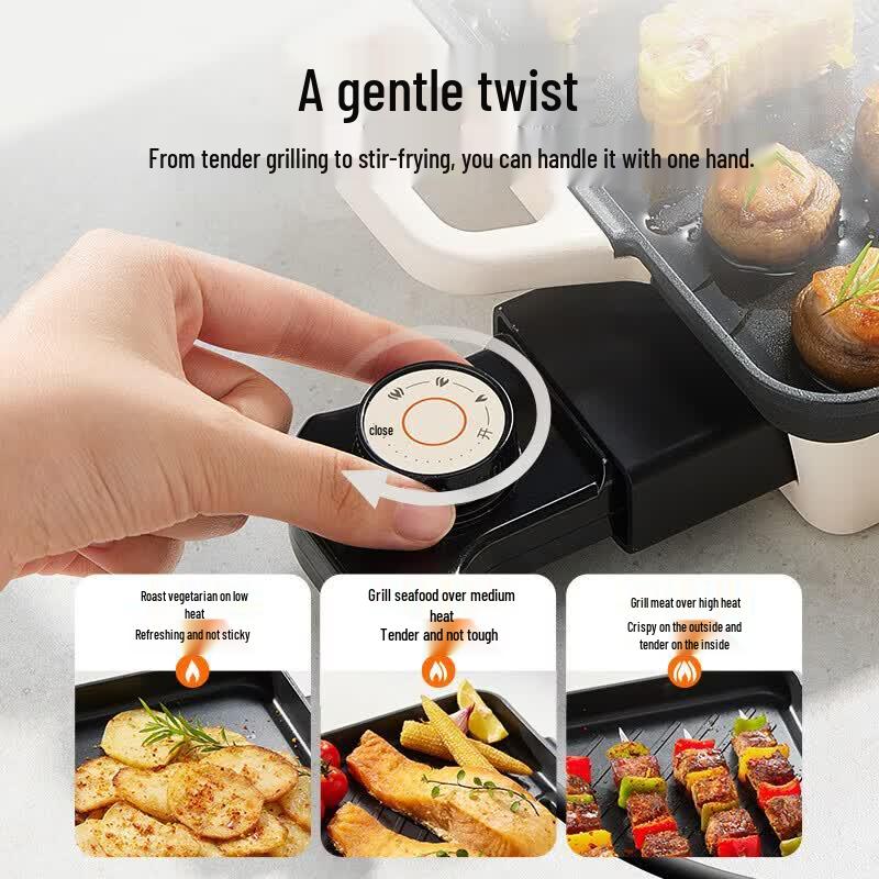 SUPOR Multi-functional Electric BBQ Grill Pan CN plug (adapter included)