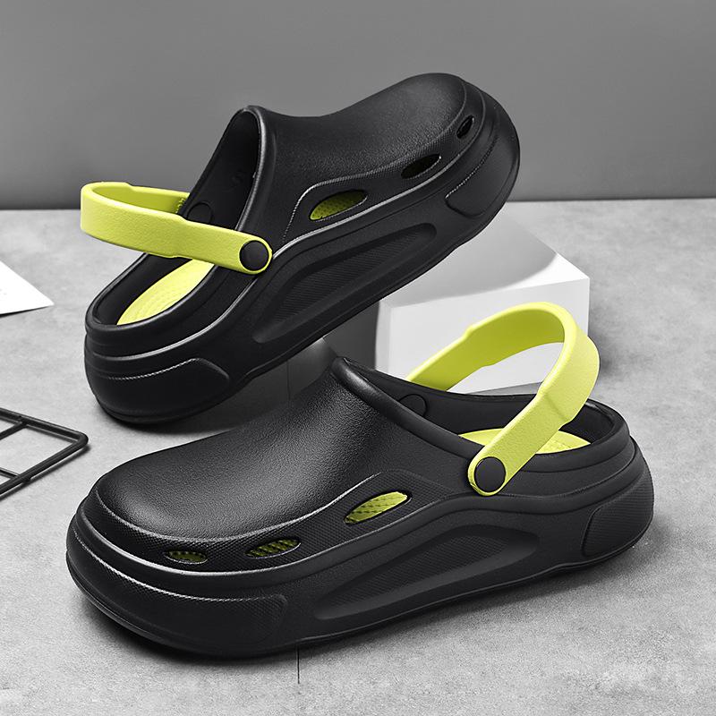 Letní pánské plážové boty Velkoobchod Pánské protiskluzové a oděruvzdorné sandály s měkkou podrážkou Venkovní žabky Venkovní sandály Dámské