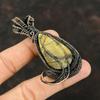 Septarian Gemstone Pendant Copper Wire Wrapped Pendant Handmade Women Pendant Gift For Mother Unique Copper Jewelry Septarian Stone Jewelry