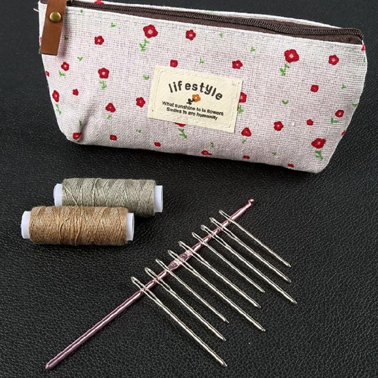 Crochet Hooks Set, Aluminum Alloy Knitting Needle for Arthritic Hands with Grip