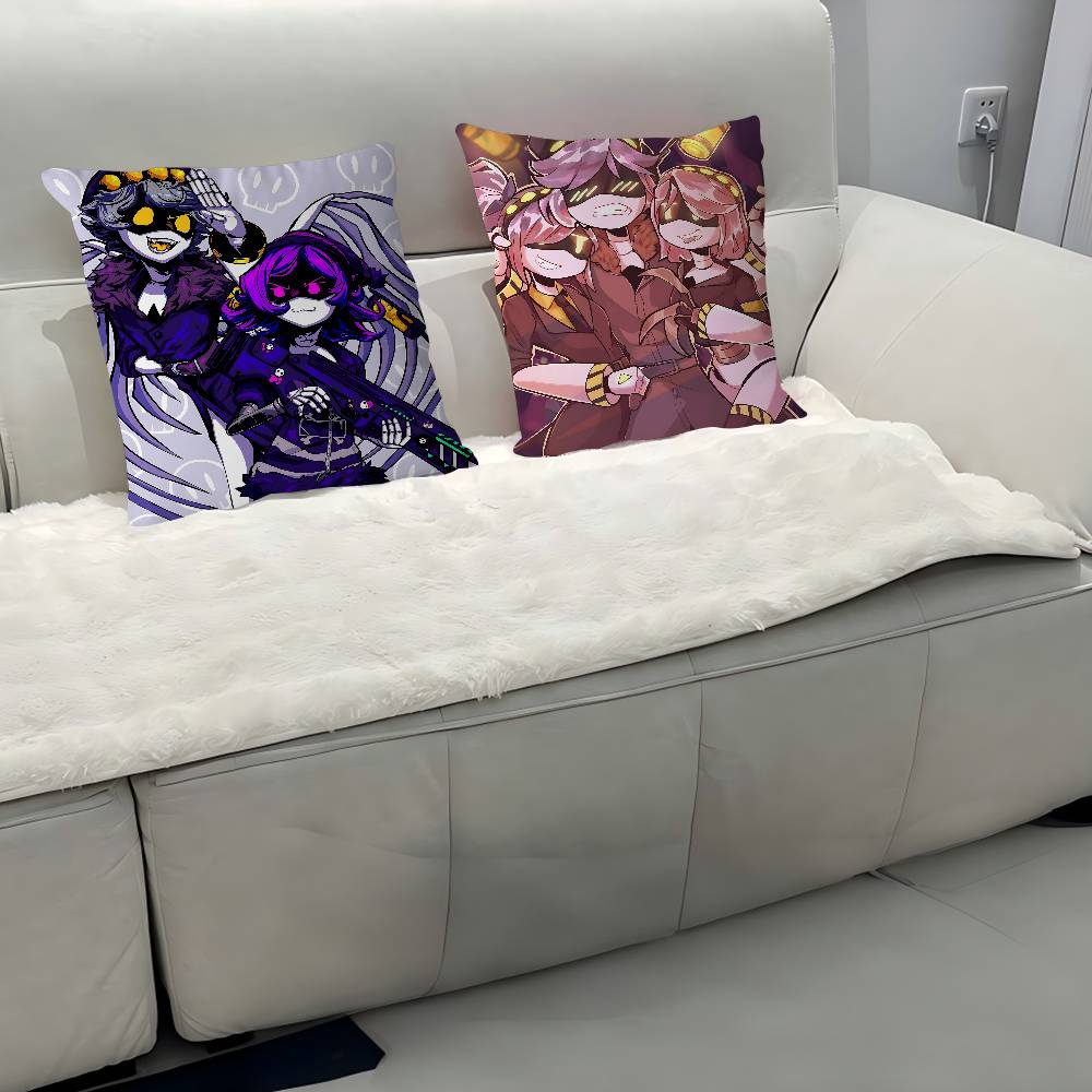 Anime Murder Drones Povlak na polštář Odnímatelný Pratelný Potah na polštář – Celoroční Měkké Lněné