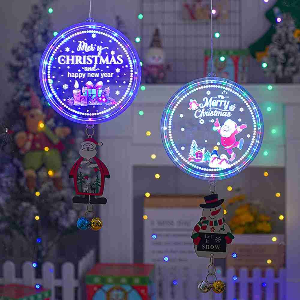 

Decor Xmas Holiday Party Navidad Christmas LED Light Wall Decor Lamp Curtain Light Fairy Lights