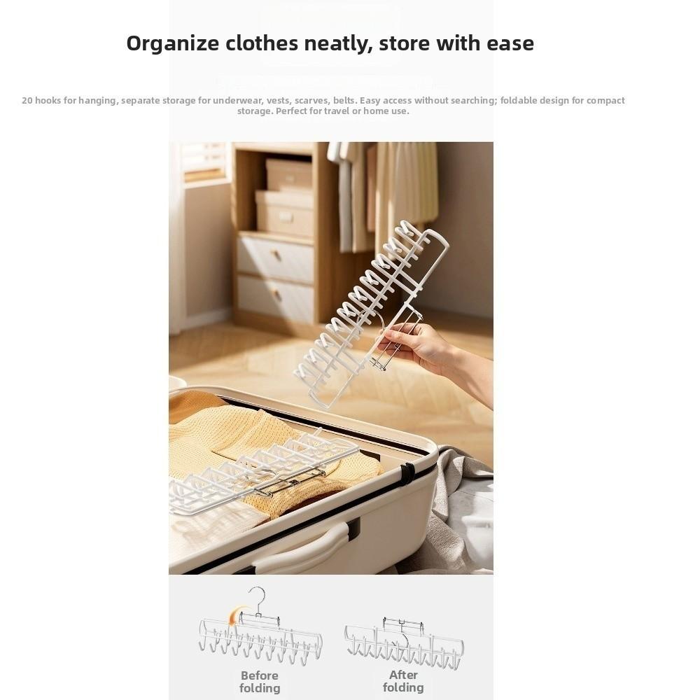 Space Saving Lingerie Hanger Foldable Bra Hanger New Underwear Hanger  Lingerie Storage