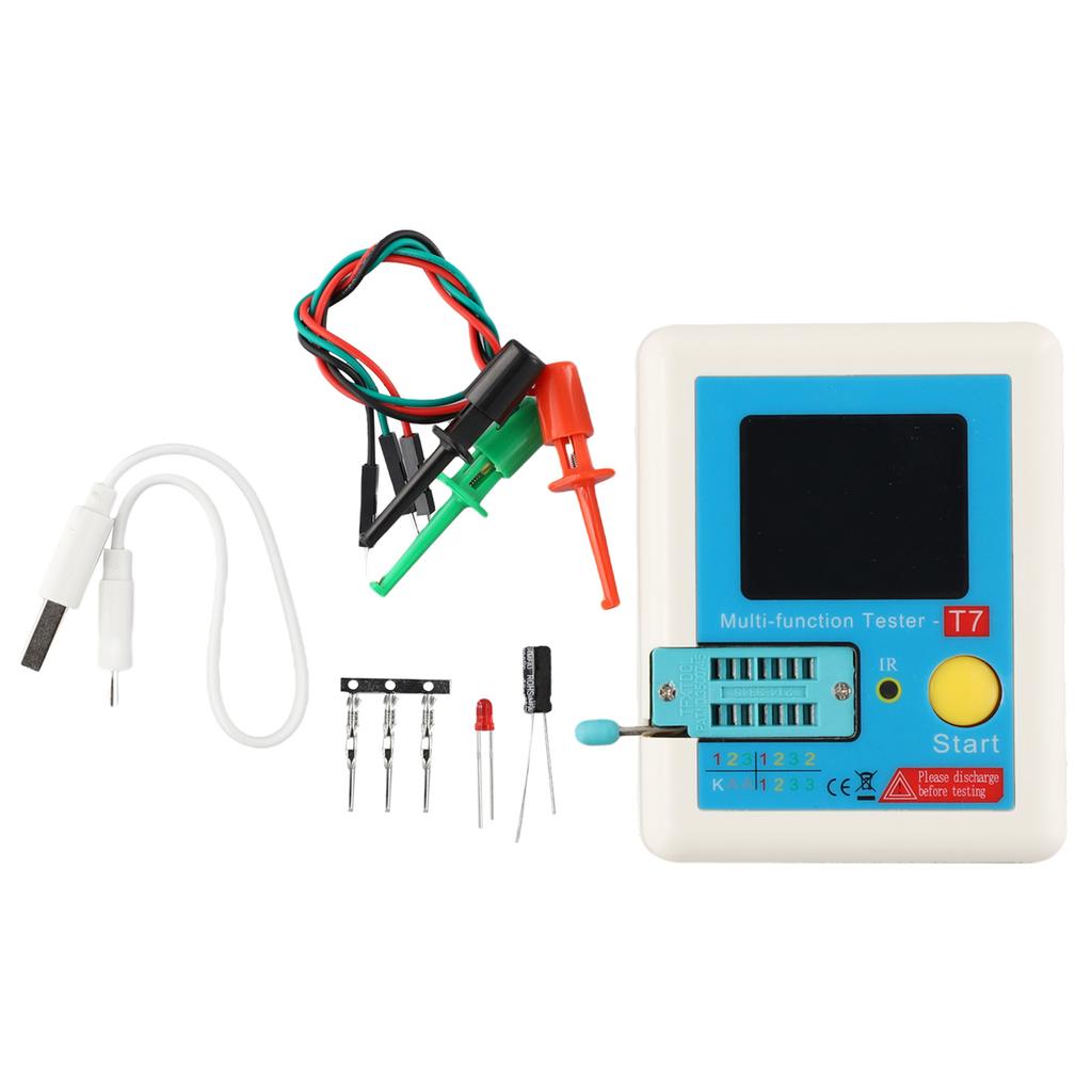 LCRT7 Multimeter with 35 inch TFT Display for Testing Transistors NPN PNP MOSFET LCR ESR and Circuit Components