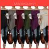 Elegante Top Casual Autunnale Europeo e Americano da Donna con Cappuccio e Maniche Lunghe di Qualità Premium