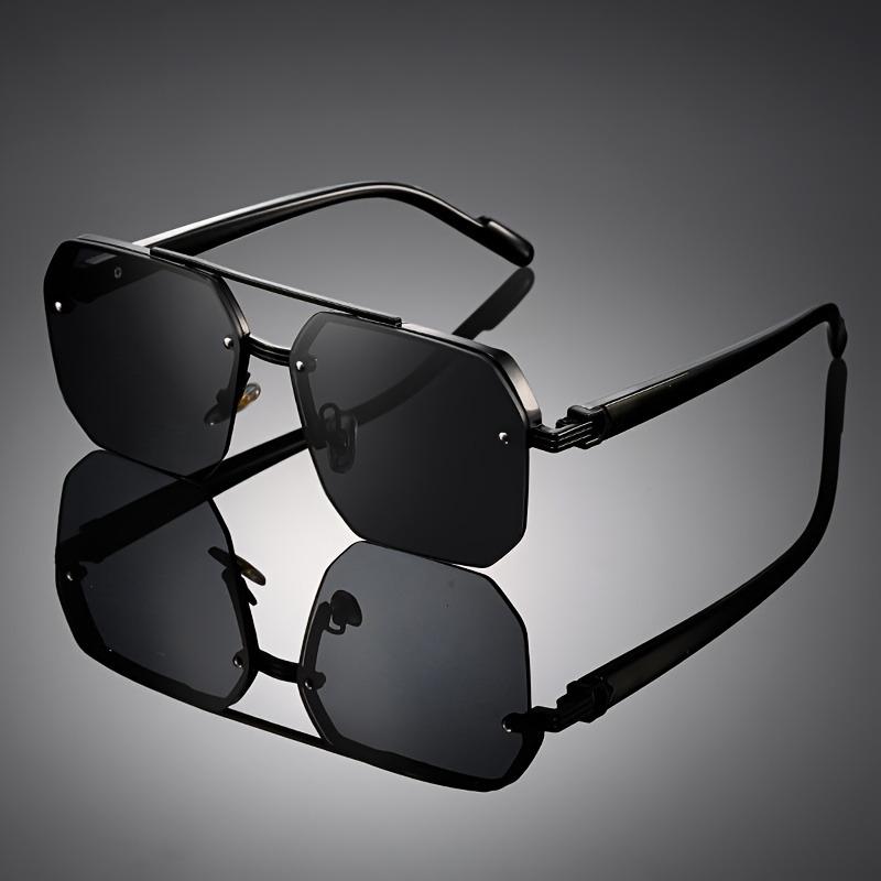 

1 пара ретро очков с многоугольной полурамкой большого размера, модных, подходящих для подарков на день рождения и реквизита для фотосъемки