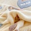 1pc Skin-friendly Blanket Cute Cartoon Bedspread Flannel Blankets Warm Sofa Towel Nap Shawl Cobijas De Camas (No Pillowcase)