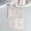 10PCS Ins Hollow Folding Card Photo Frame Protection Packaging Material Decoration Folding DIY Message Greeting Card Card