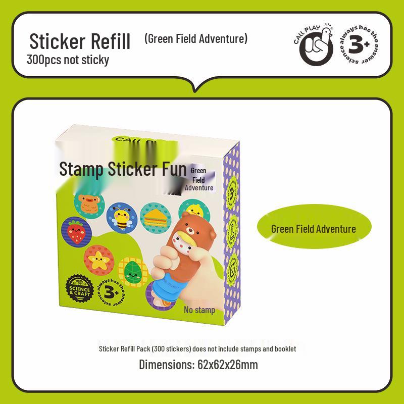 Ke Da Ya Educational Cartoon Stamp Stickers for Kids - Reward and Fun for Boys & Girls