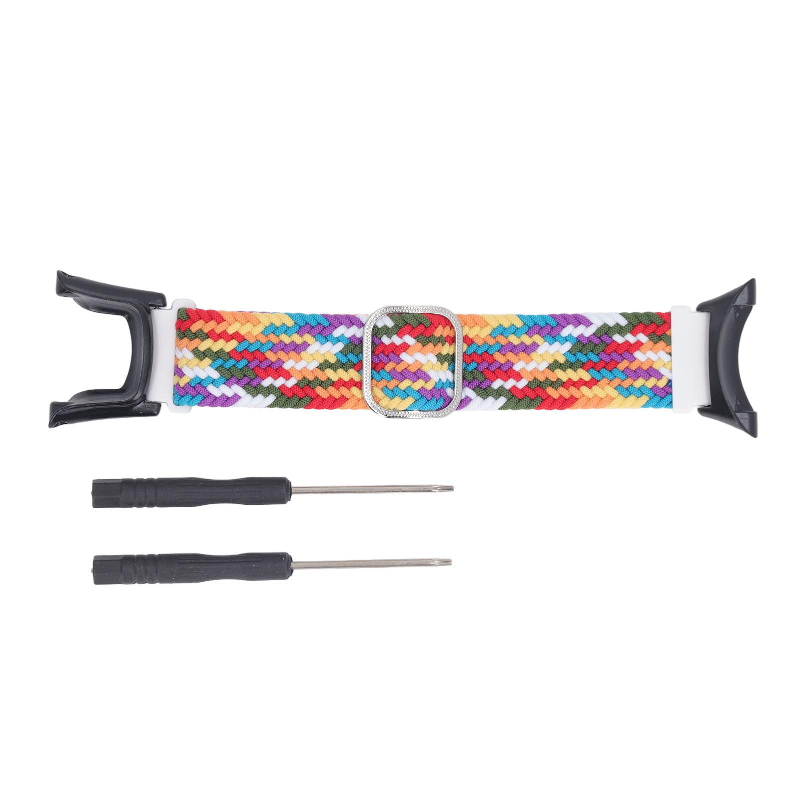 

Weave Nylon Watch Band Washable Adjust Size Quick Release Watch Strap for Suunto Ambit 1 2 2S 2R 3 разноцветный