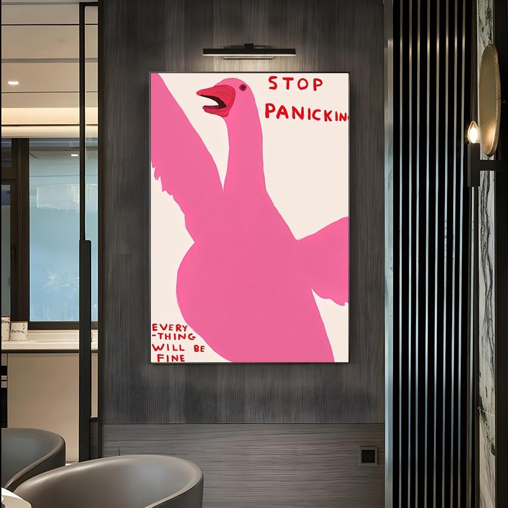 1 szt. Gęś Kaczka Wieloryb Abstrakcyjny nadruk płótno malarstwo plakat Wodoodporny HD Sypialnia Wejście Pokój rodzinny Bar dekoracja ściany