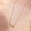1 Stück 2 mm flache goldplattierte Punk-Halskettenkette, Herren Damen DIY Gliederkette Schmuck