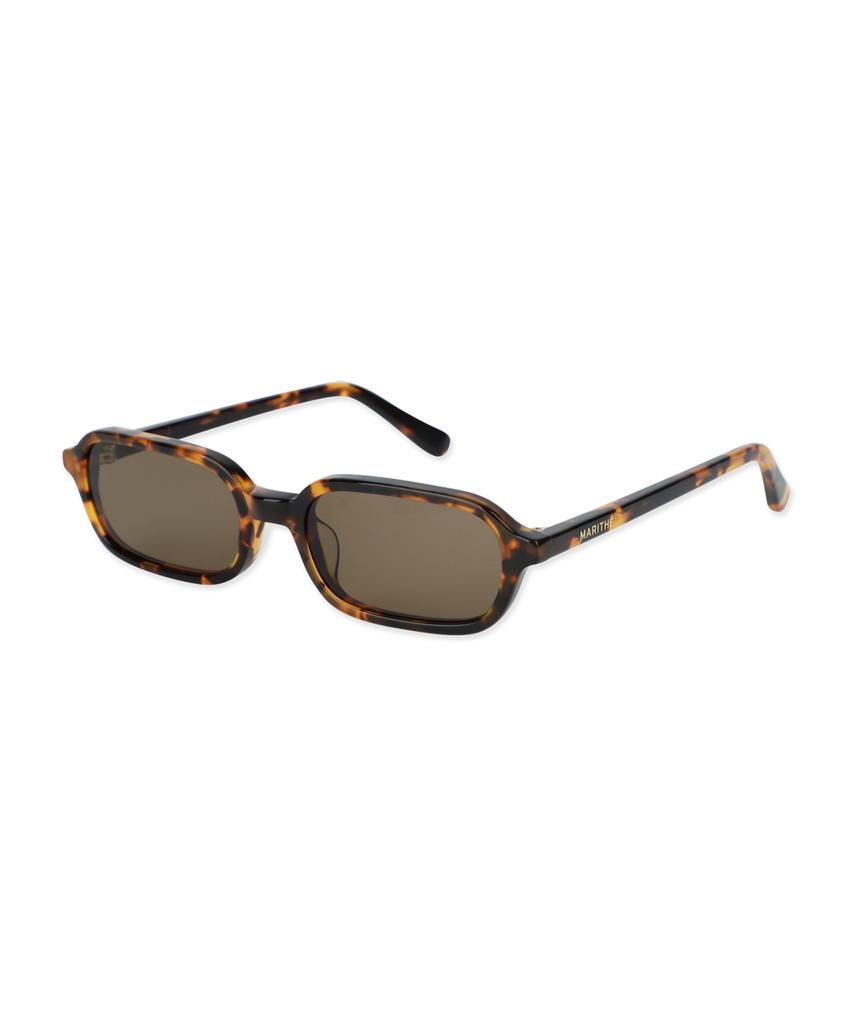 Malittepeulangsowajeobeo Square Sunglasses Brown
