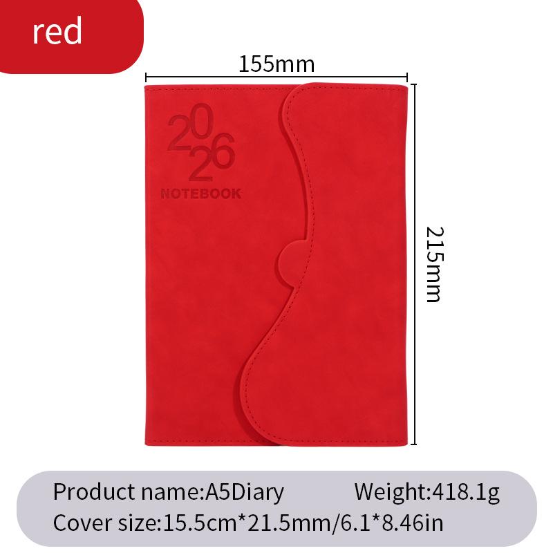 1pcs 2026 Daily Planner - 365-Day Schedule Organizer Notebook A5 Daily Planning Journal for Daily Life and Work A5