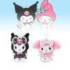 Adorable Kuromi Floral Dress Plush Hanger Sanrio New Japanese Style Collectible