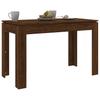 Dining Table Brown Oak Look 120 X 60 X 76 Cm Engineered Wood
