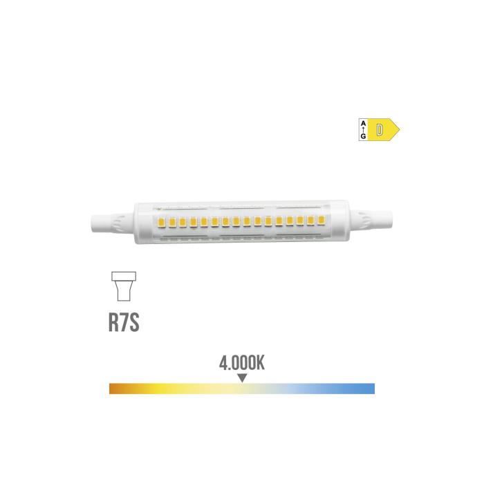 Ampoule LED - Edm - R7S - 9W - 1100Lm - 4000K Lumière Du Jour