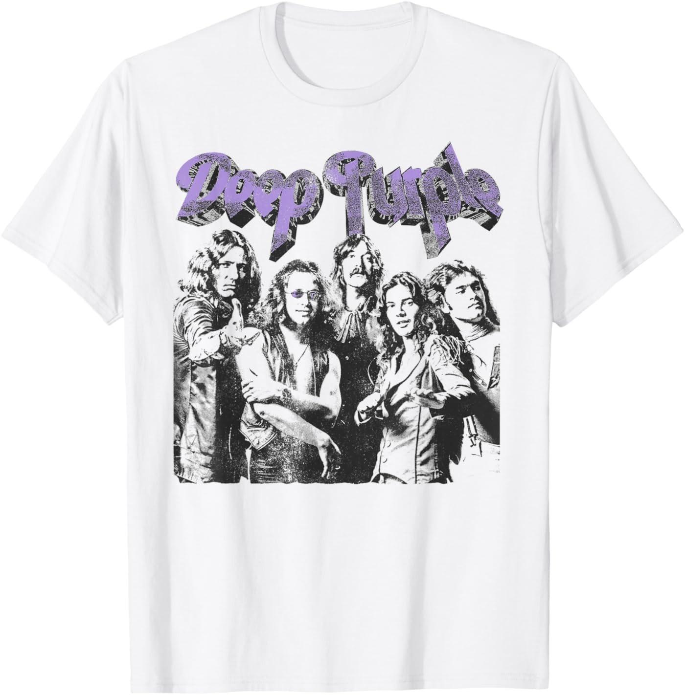 Футболка с групповым фото Deep Purple XXXL