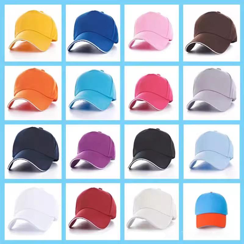 100% Cotton Custom Baseball Cap Diy Letter Embroidery Snapback Hats Women Men