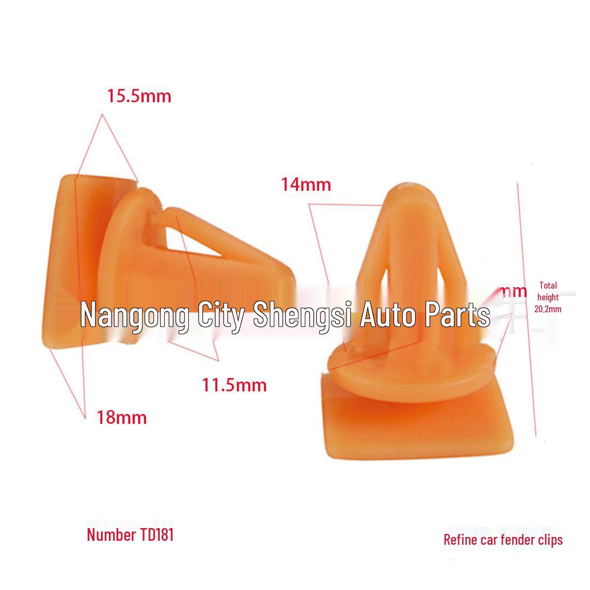 

Hyundai Kia JAC Refine Elantra Mudguard Door Panel Clip 10000