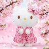 Japanese Style Sakura Pink Kimono Hello Kitty Plush Toy Cute Soft Cushion Room/Sofa Decorative Pillow & Companion Doll Girl Gift