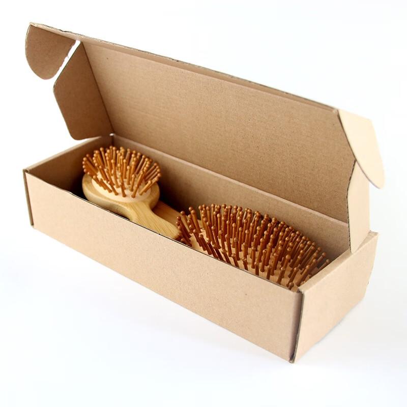 JINGRUIXIANG Bamboo Air Cushion Hairbrush & Comb Set