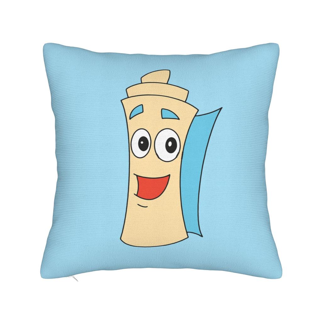 DDoras  and Boots Square Pillowcases Polyester Couch  Cushion Case Creative Decor Pillow Cover 4040