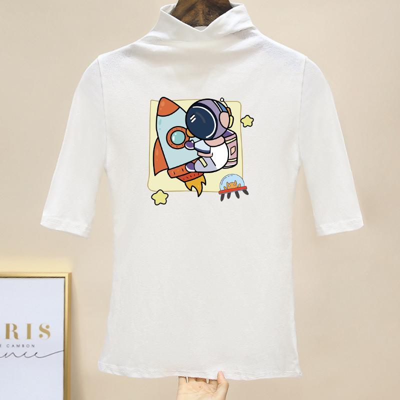 Giysiler İçin Yama Roketler Astronot Isı Pres Aplike Giysi Etiketleri Kendin Yap Tişört Parches Ropa Termal Yamalar Transfer