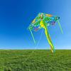 High Quality Polyester Triangular Kite With Long Tail Underwater Series Dolphin Mermaid Kite For Easy Flying