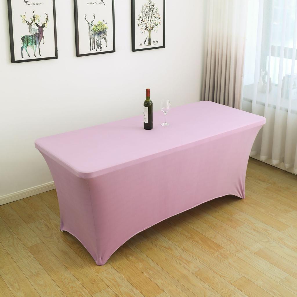 Elastic tablecloth cocktail bar for conference wedding outdoor wedding decoration table skirt tulle table skirt party birthday