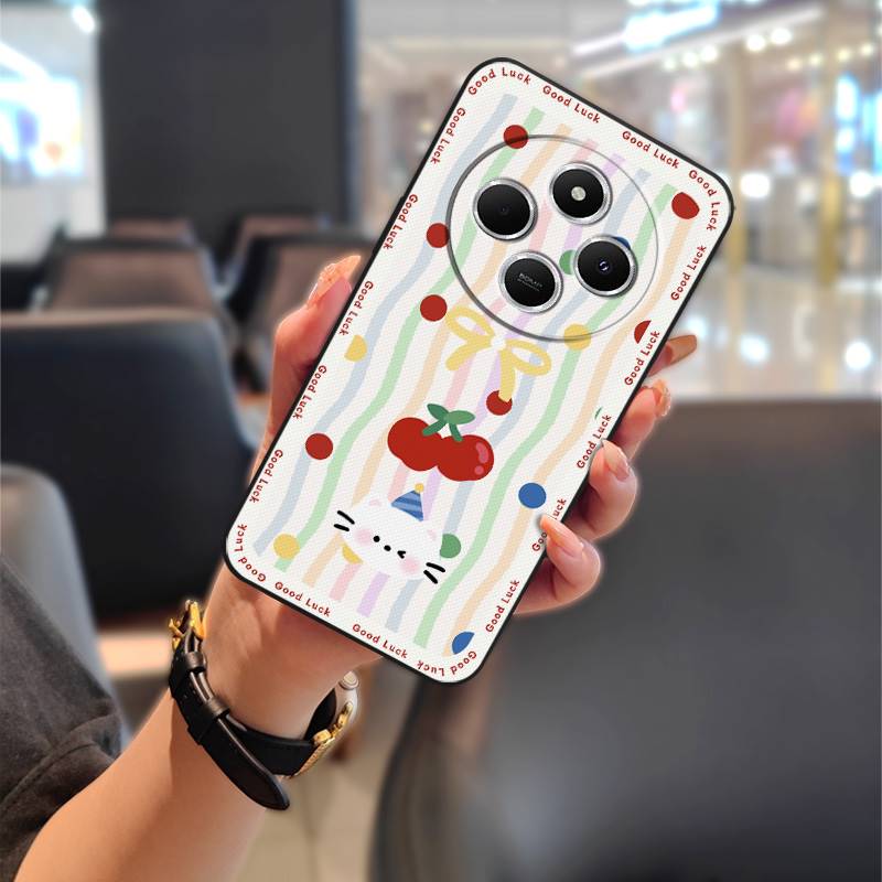 Anti-dust Durable Phone Case For Redmi 14C 4G/14R 5G/A3 Pro 4G/POCO C75 Phone Pouch Animals Full wrap Silicone TPU Cute