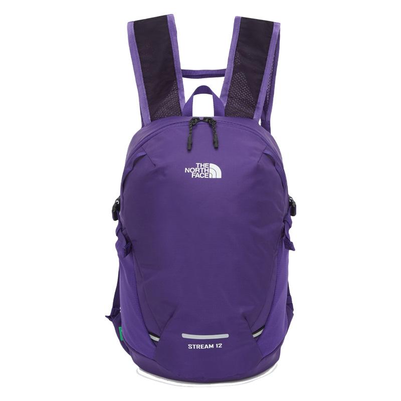 The North Face 12L Stream Minimalist Fashion Hiking Backpack Unisex Backpack Purple NM2SQ08C Purple