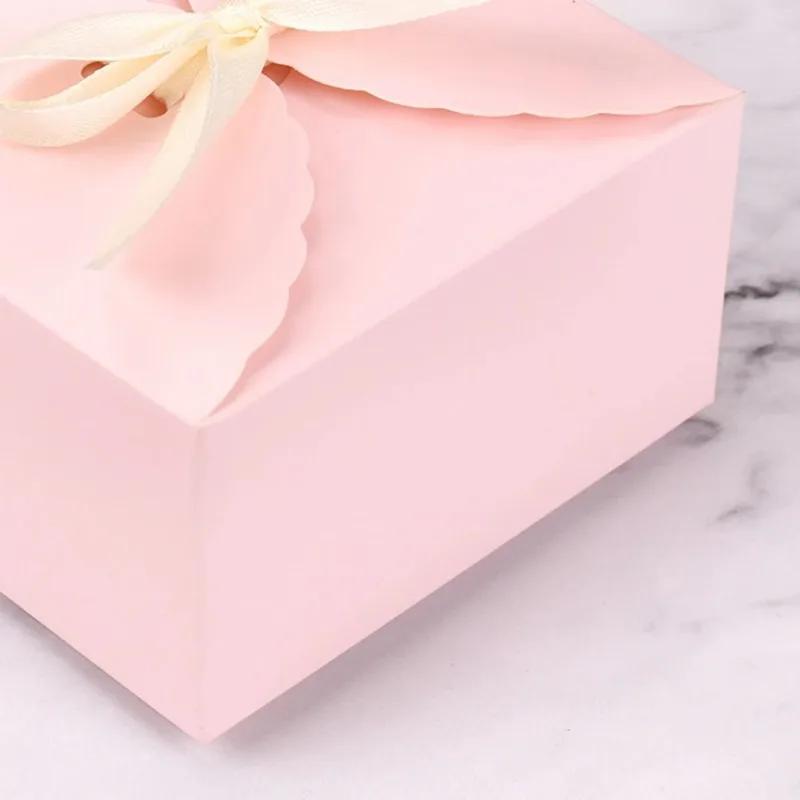 10 Pcs Easter Gift Box Rabbit Easter Eggs Candy Boxes DIY House Packing Biscuit Bags Happy Easter Party Decoration Paper Box.