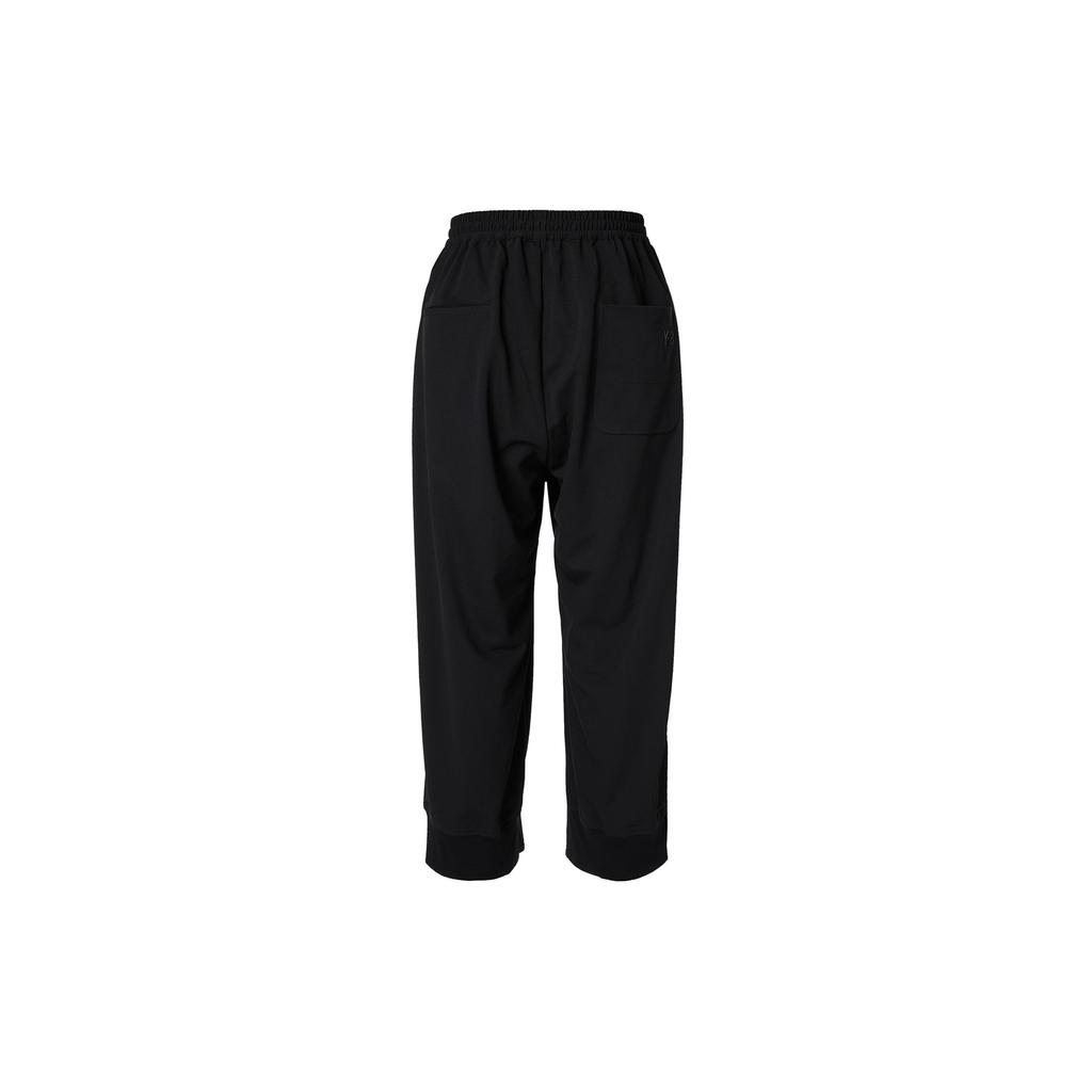 Y-3 Button-Up Loose Casual Pants Unisex Bottoms Black GK4364