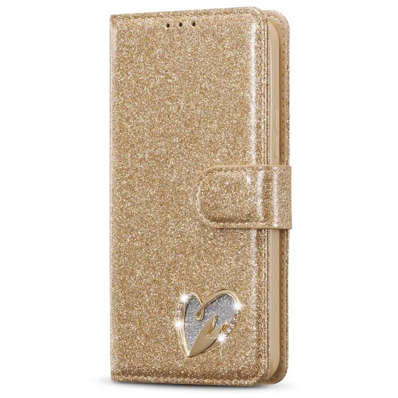 Luxury Leather Wallet Case For Samsung Galaxy Glitter S25 Ultra S24 S23 FE S22 S21 S20 Plus A13 A14 A15 A35 A55 A54 A53 A34