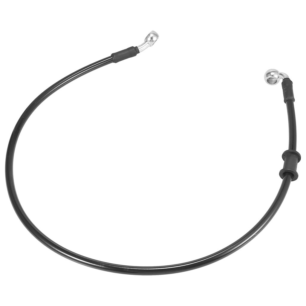 Motoforti Motorcycle Brake Clutch Hose Hose Hydraulic Reinforced Motorcycle Stainless Steel 28°+90° Black 70cm