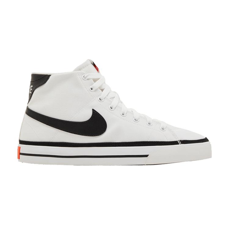 Nike Court Legacy Canvas Mid White Black 40.5