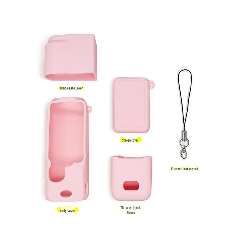 Silikonowe etui i osłona obiektywu DJI OSMO Pocket 3: Akcesorium ochronne pyłoszczelne i odporne na upadki