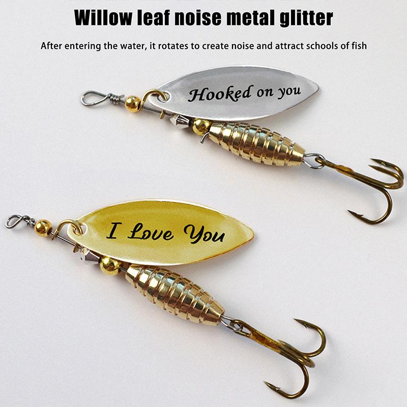 5/10 Buc/Cutie Momeli Spinner Paiete cu Ancore Triplă Lingură Metalică Momeală Tare pentru Pescuit Cu Cutie pentru Articole de Pescuit Cadou de Ziua Tatălui