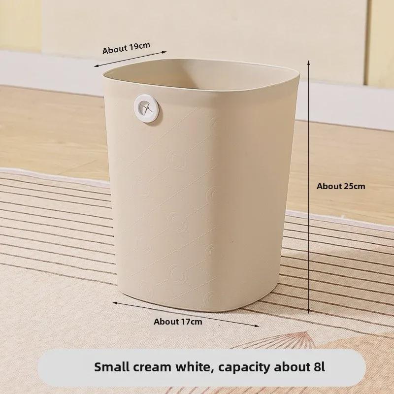 Free Pressure Ring Multi-Use Trash Can for Kitchen, Bathroom, Bedroom, Living Room, Dormitory, Office