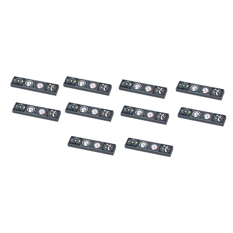 

MOC Місто Будівельні Блоки Аксесуари для Персонажів Міні Цегла Аудіо Комп ютер Цегла Центр Управління Радар Клавіатура Шаблон Іграшка K037