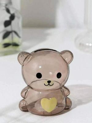 Plastic Children's Piggy Bank Candy Bank Change Bank Piggy Bank Transparent Creative Cartoon Piggy Bank Money Boxes Home Decor