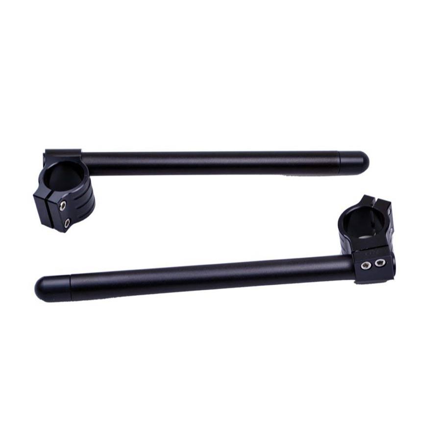 HANDLEBAR, 7/8", CLIP-ON, 35MM, Fork Tube, BLACK, CAFE RACERS, BOBBERS,Universal